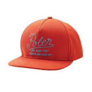 Poler Orange "THE STUFF THAT DREAMS ARE MADE OF"” Snapback Baseball Cap Hat